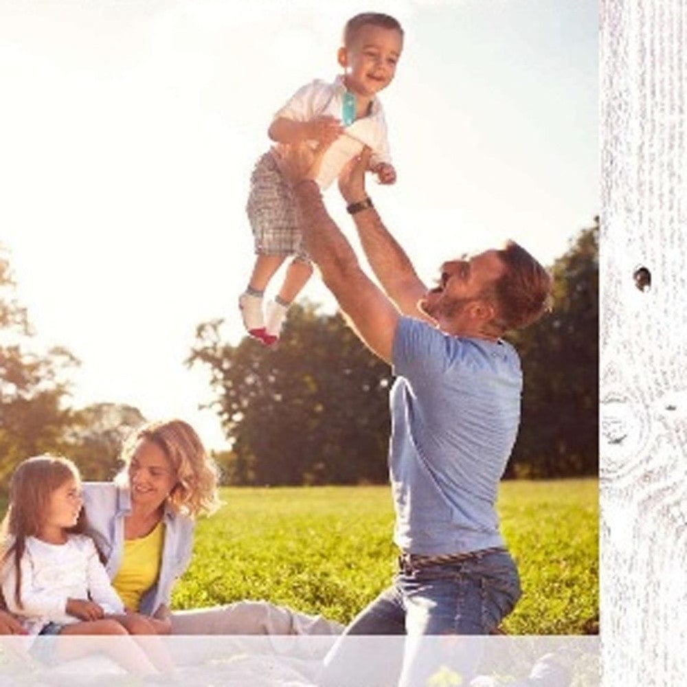 20" X 24" Rustic Farmhouse White Wash Wood Frame - Homeroots - Flyclothing LLC