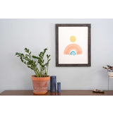 20" X 28" Rustic Farmhouse Rustic Black Wood Frame - Homeroots - Flyclothing LLC