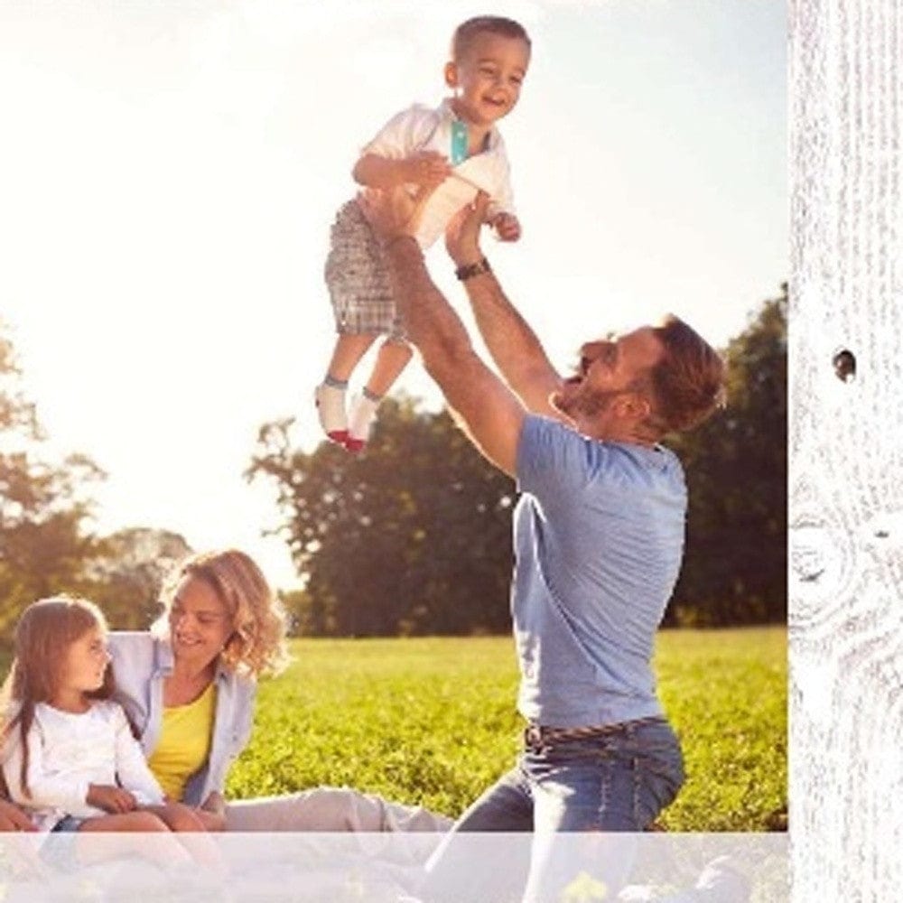 24" X 30" Rustic Farmhouse White Wash Wood Frame - Homeroots - Flyclothing LLC