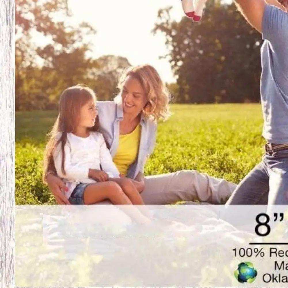 8” X 10” Rustic Farmhouse White Wash Wood Frame - Homeroots - Flyclothing LLC