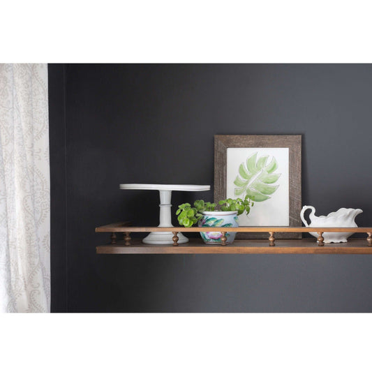 9" X 12"  Rustic Farmhouse Espresso Brown Wood Frame - Homeroots
