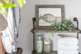 9" X 12"  Rustic Farmhouse Weathered Gray Wood Frame - Homeroots