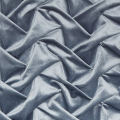 22" Powder Blue Weave Velvet Throw Pillow - Homeroots