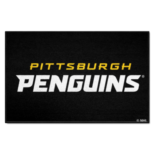 Pittsburgh Penguins Starter Mat Accent Rug - 19in. x 30in. - Pittsburgh Penguins