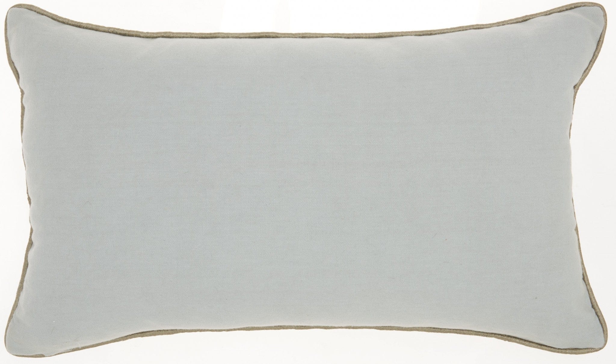 12" X 20" Periwinkle Cotton Throw Pillow - Homeroots - Flyclothing LLC
