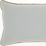12" X 20" Periwinkle Cotton Throw Pillow - Homeroots - Flyclothing LLC