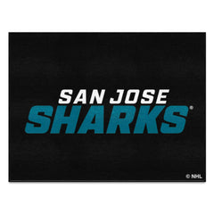 San Jose Sharks All-Star Rug - 34 in. x 42.5 in. - San Jose Sharks