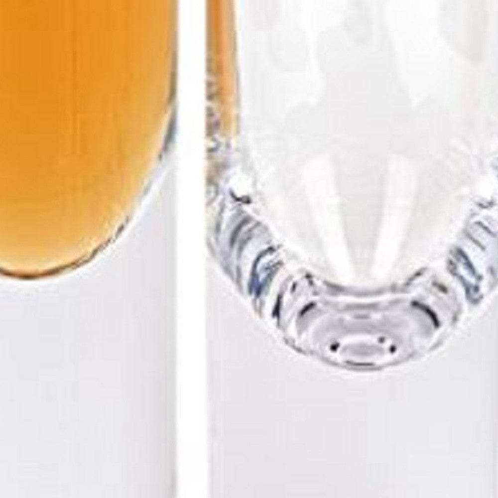 Set Of 2 Mouth Blown Crystal Long Shot Glasses - Homeroots - Flyclothing LLC