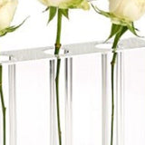7" Clear Crystal Clear Square Table Vase - Homeroots