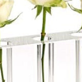 7" Clear Crystal Clear Square Table Vase - Homeroots