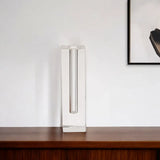 Modern Clear Tall Block Optical Crystal Vase - Homeroots - Flyclothing LLC