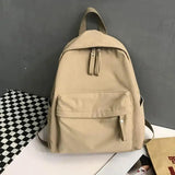 Zip Cotton Backpack Bag - Trendsi