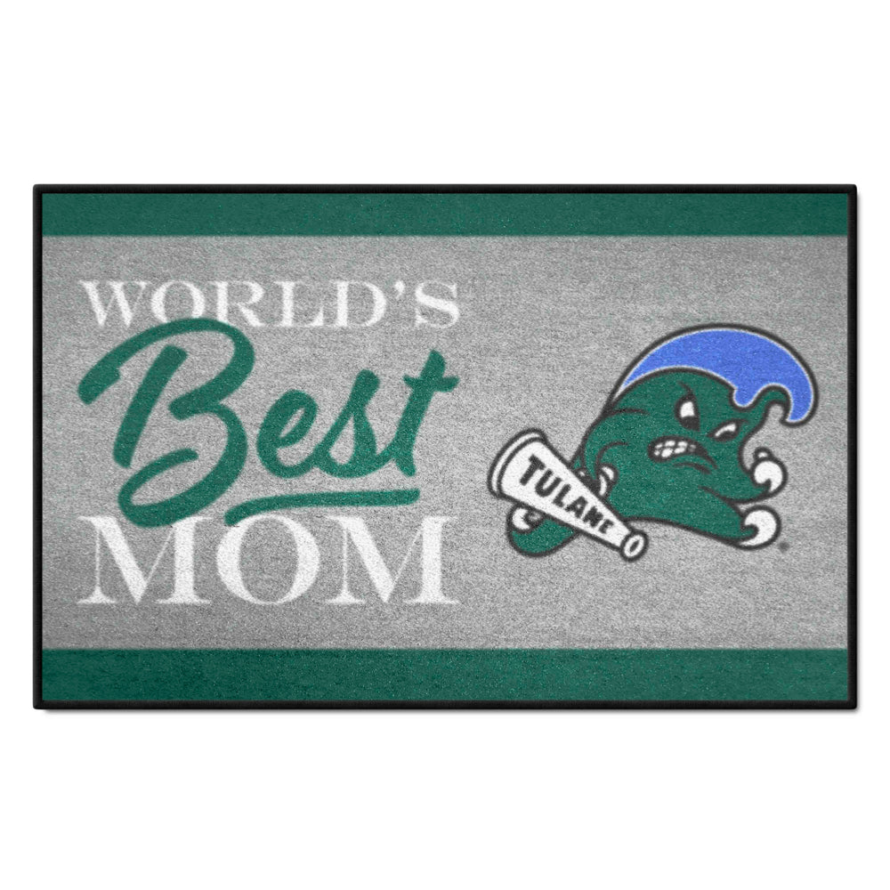 Tulane Green Wave Starter Mat Accent Rug - 19in. x 30in. - Tulane