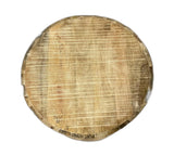 20" Beige Solid Wood Round End Table - Homeroots - Flyclothing LLC
