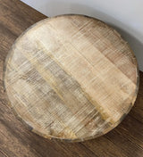 32" Brown Solid Wood Round Coffee Table - Homeroots - Flyclothing LLC
