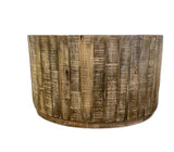 32" Brown Solid Wood Round Coffee Table - Homeroots - Flyclothing LLC