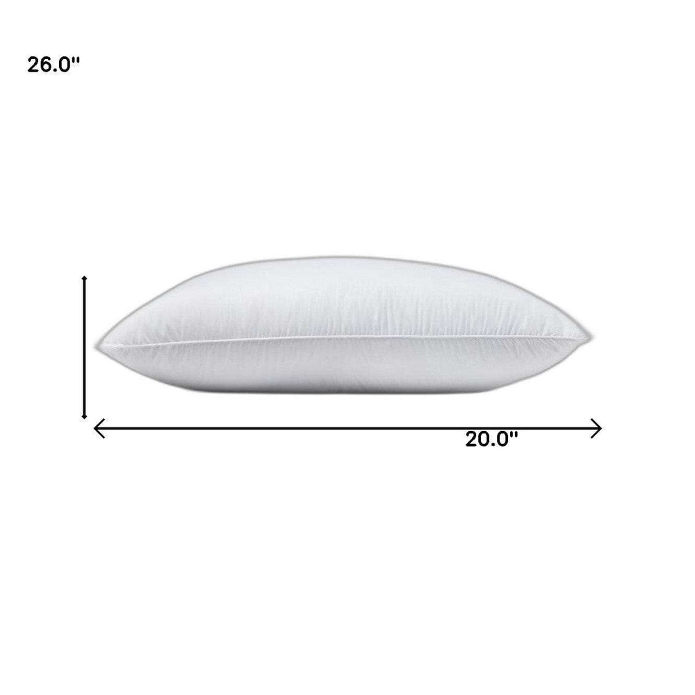 Lux Sateen Down Alternative Standard Size Medium Pillow - Homeroots - Flyclothing LLC