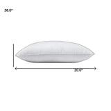 Lux Sateen Down Alternative King Size Medium Pillow - Homeroots - Flyclothing LLC