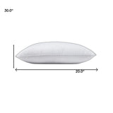 Lux Sateen Down Alternative Queen Size Firm Pillow - Homeroots