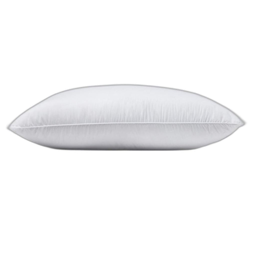 Set Of 2 Lux Sateen Down Alternative Queen Size Medium Pillows - Homeroots