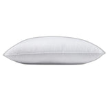 Set Of 2 Lux Sateen Down Alternative Queen Size Medium Pillows - Homeroots