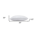 Premium Lux Siberian Down Queen Size Medium Pillow - Homeroots - Flyclothing LLC