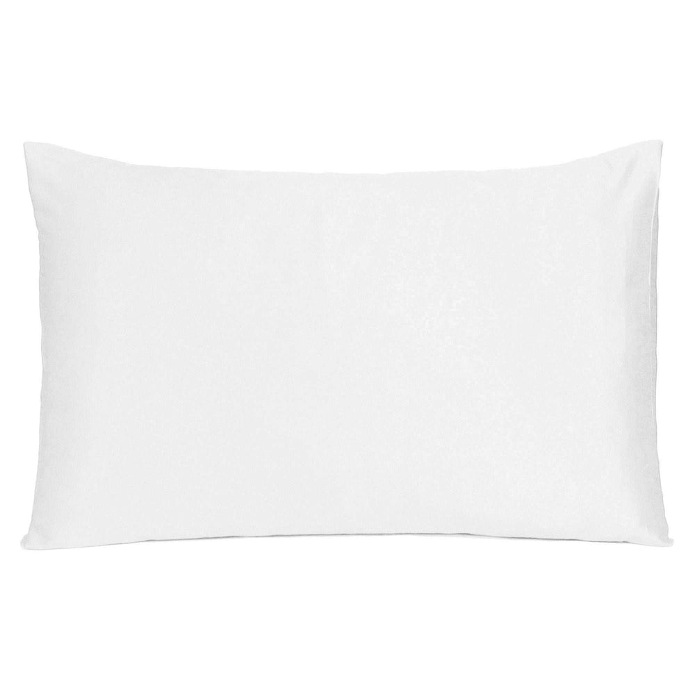 White Dreamy Set Of 2 Silky Satin King Pillowcases - Homeroots - Flyclothing LLC