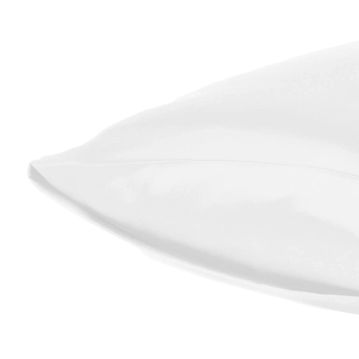 White Dreamy Set Of 2 Silky Satin King Pillowcases - Homeroots - Flyclothing LLC