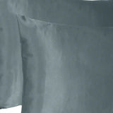 Gray Dreamy Set Of 2 Silky Satin King Pillowcases - Homeroots - Flyclothing LLC