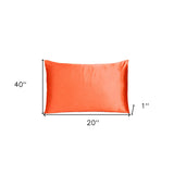 Poppy Dreamy Set Of 2 Silky Satin King Pillowcases - Homeroots - Flyclothing LLC