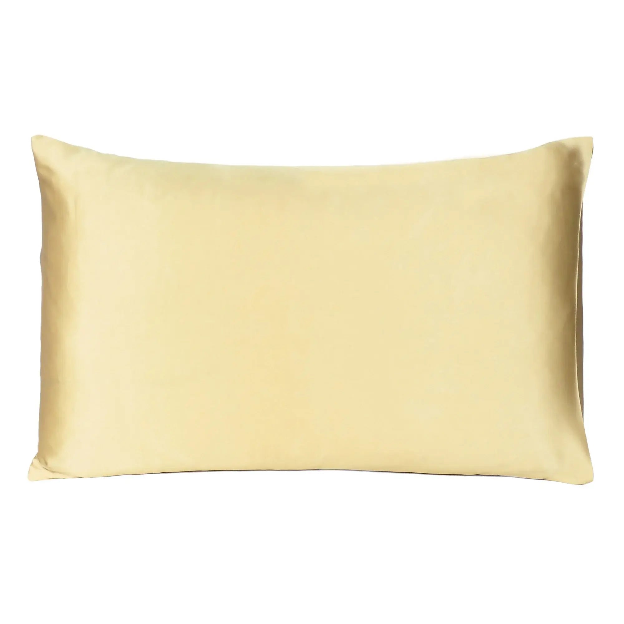 Gold Dreamy Set Of 2 Silky Satin King Pillowcases - Homeroots - Flyclothing LLC