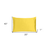 Lemon Dreamy Set Of 2 Silky Satin King Pillowcases - Homeroots - Flyclothing LLC