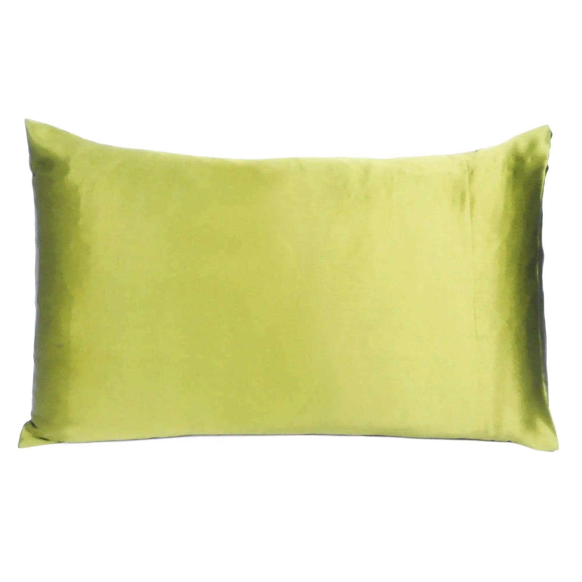 Lemongrass Dreamy Set Of 2 Silky Satin King Pillowcases - Homeroots - Flyclothing LLC