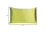 Lemongrass Dreamy Set Of 2 Silky Satin King Pillowcases - Homeroots - Flyclothing LLC