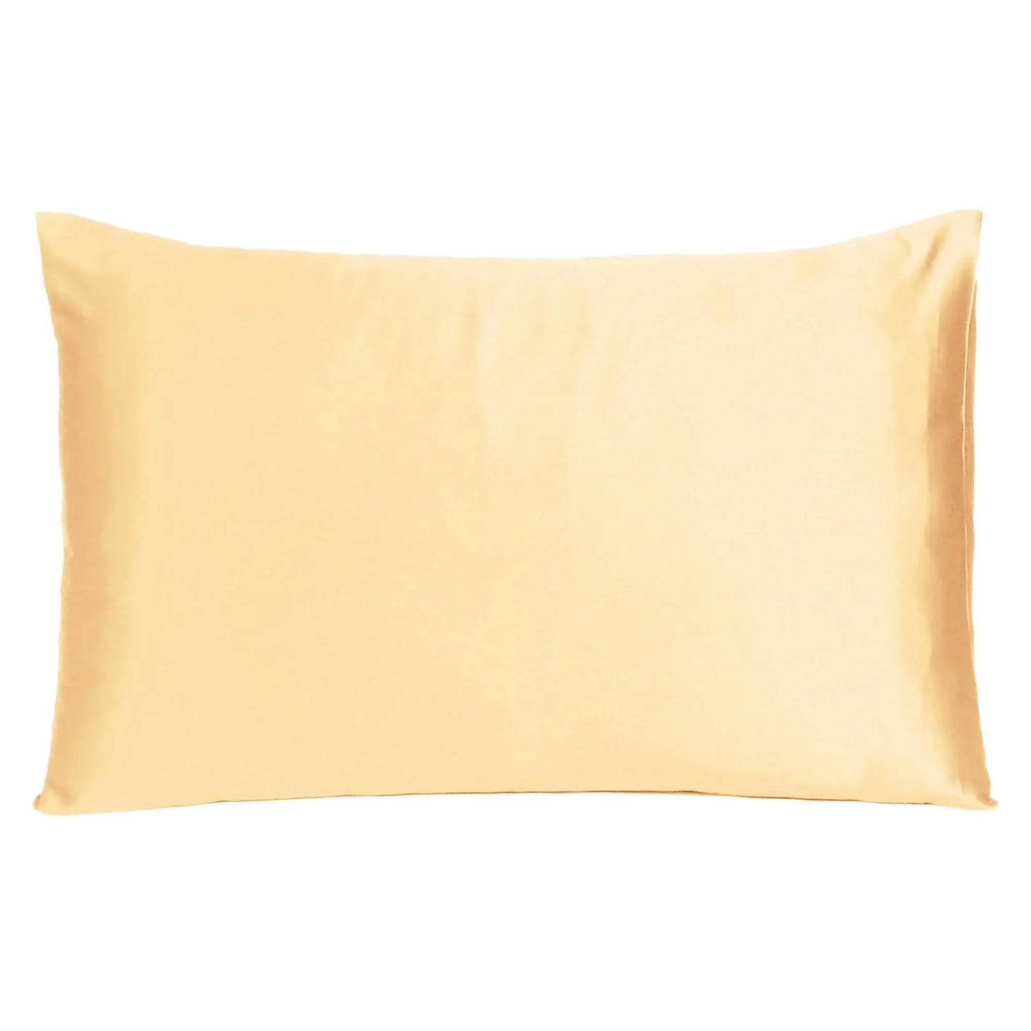 Pale Peach Dreamy Set Of 2 Silky Satin King Pillowcases - Homeroots - Flyclothing LLC