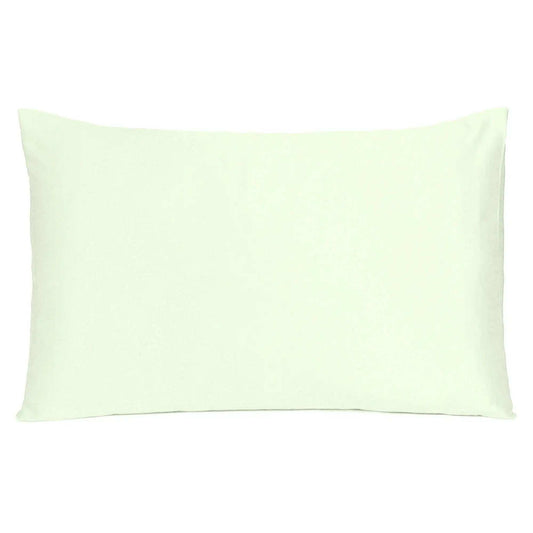 Ivory Dreamy Set Of 2 Silky Satin King Pillowcases - Homeroots - Flyclothing LLC