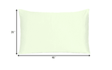 Ivory Dreamy Set Of 2 Silky Satin King Pillowcases - Homeroots - Flyclothing LLC
