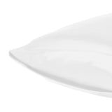 White Dreamy Set Of 2 Silky Satin Standard Pillowcases - Homeroots