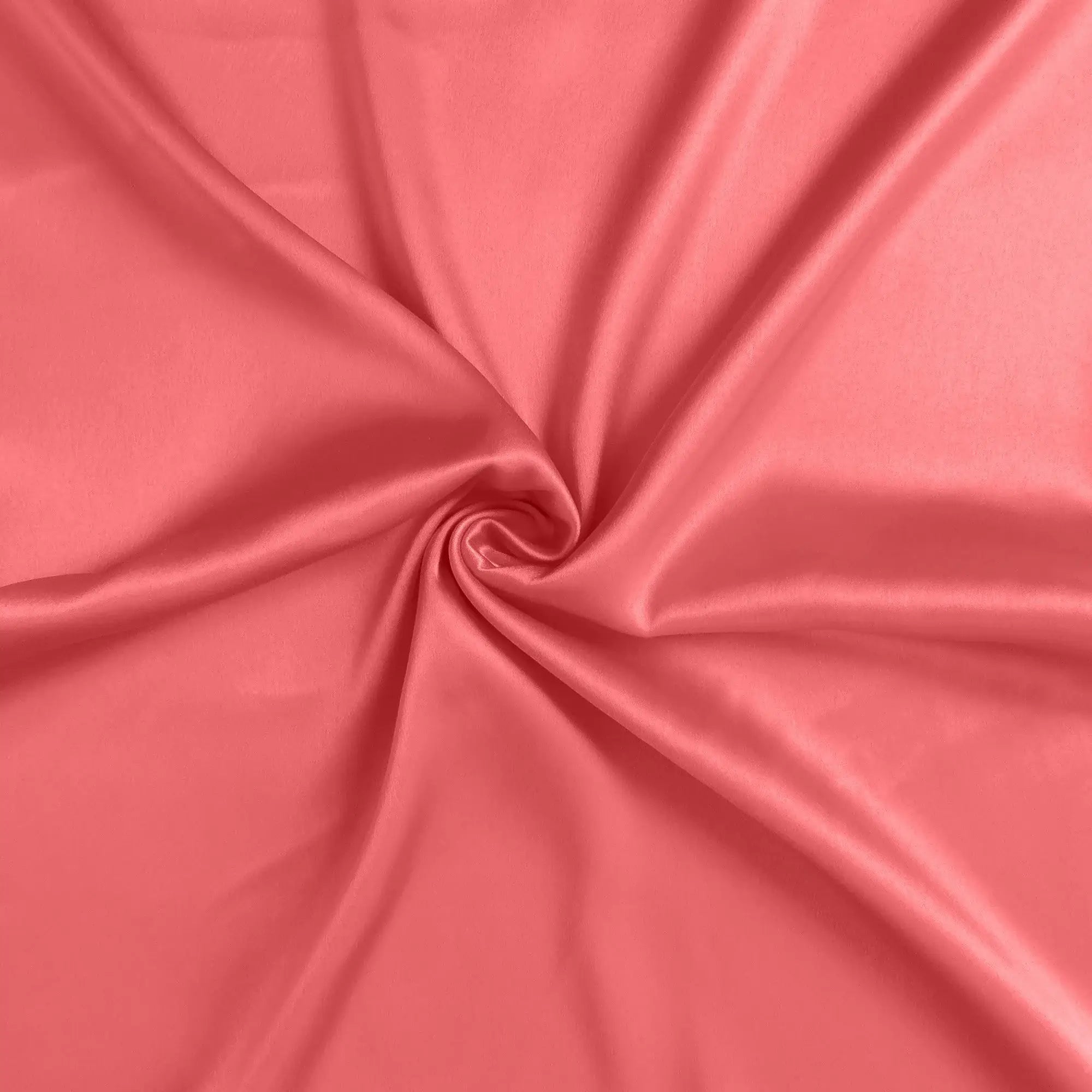 Coral Dreamy Set Of 2 Silky Satin Standard Pillowcases - Homeroots - Flyclothing LLC