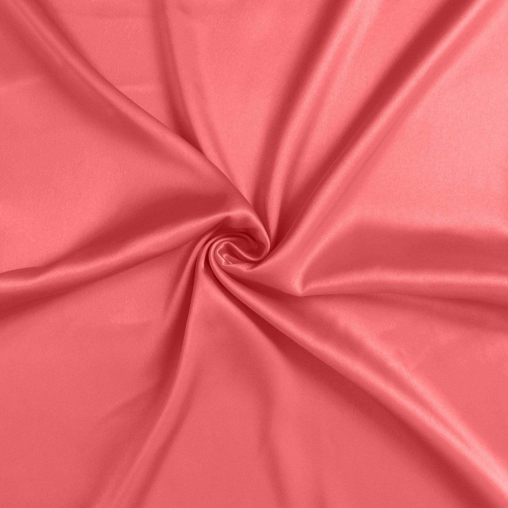 Coral Dreamy Set Of 2 Silky Satin Standard Pillowcases - Homeroots - Flyclothing LLC