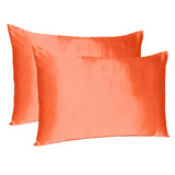 Poppy Dreamy Set Of 2 Silky Satin Standard Pillowcases - Homeroots