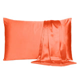 Poppy Dreamy Set Of 2 Silky Satin Standard Pillowcases - Homeroots