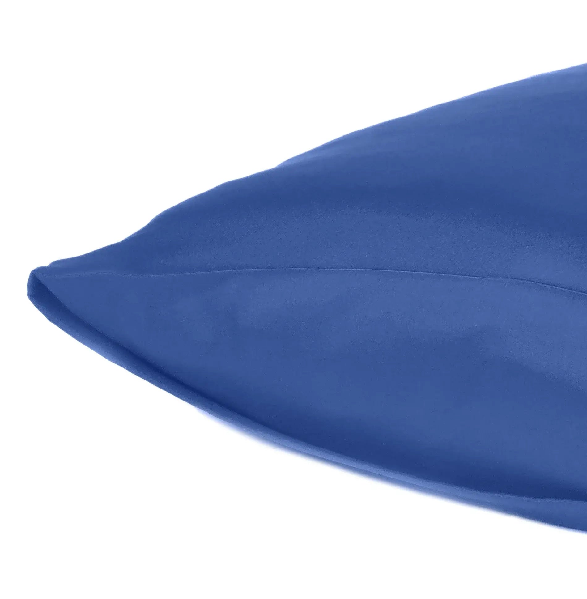 Navy Blue Dreamy Set Of 2 Silky Satin Standard Pillowcases - Homeroots - Flyclothing LLC