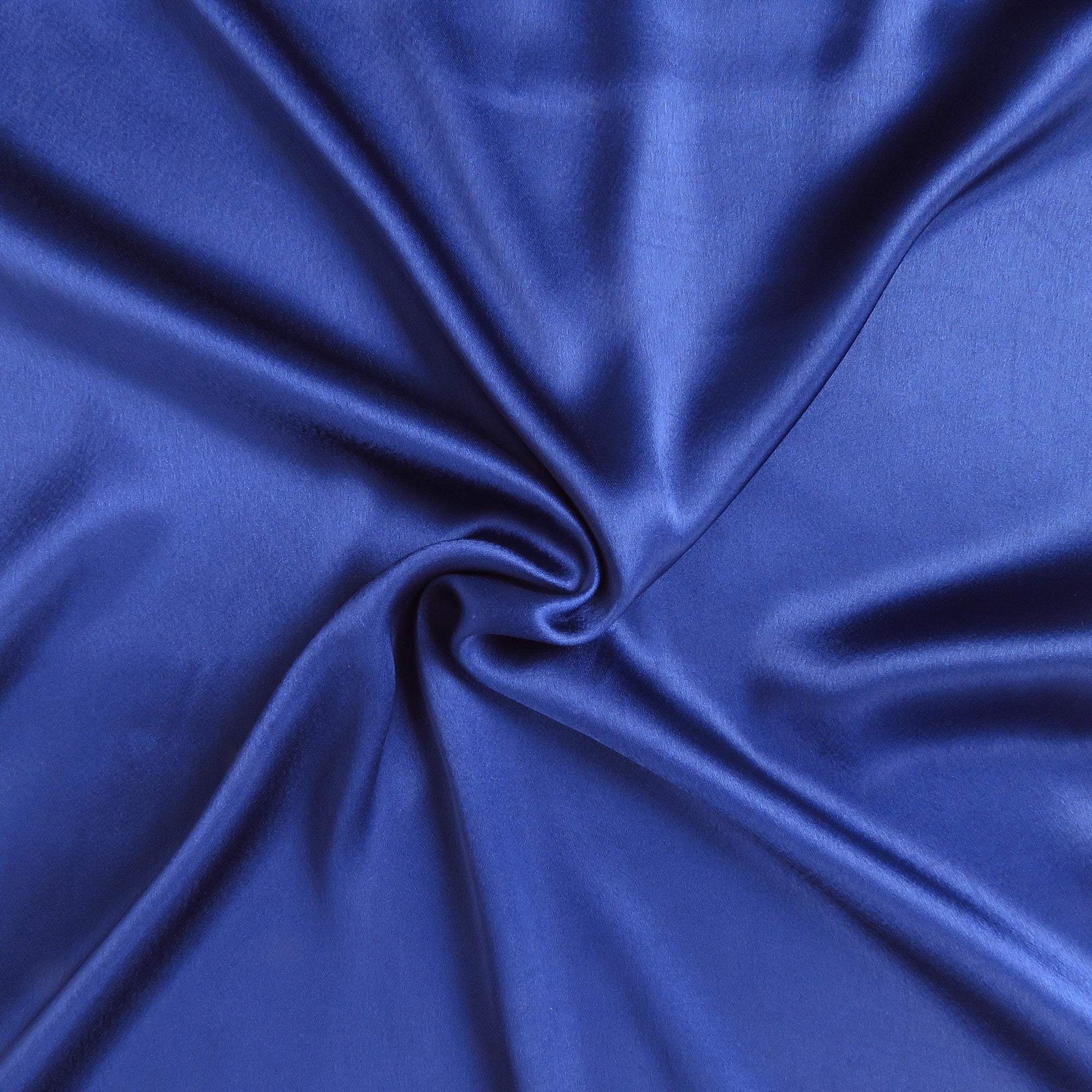 Navy Blue Dreamy Set Of 2 Silky Satin Standard Pillowcases - Homeroots - Flyclothing LLC