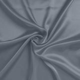 Dark Gray Dreamy Set Of 2 Silky Satin Standard Pillowcases - Homeroots - Flyclothing LLC