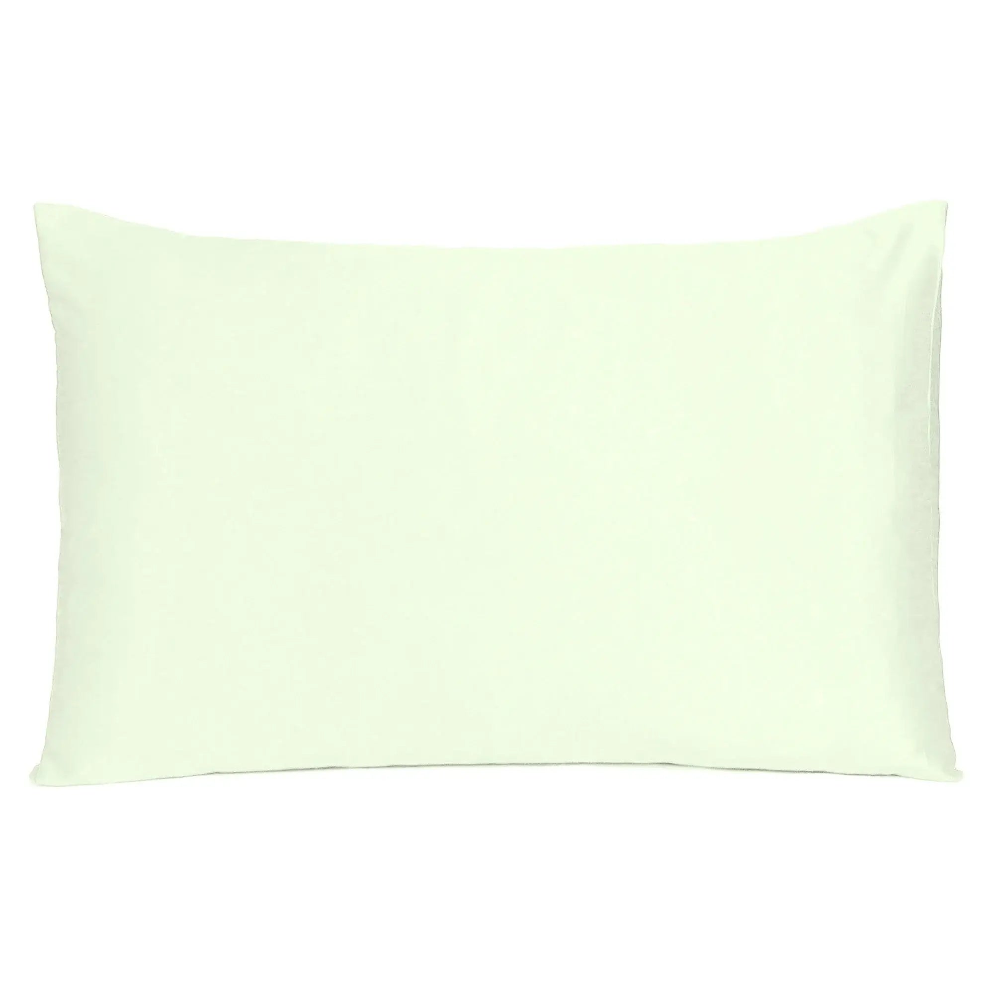 Ivory Dreamy Set Of 2 Silky Satin Standard Pillowcases - Homeroots - Flyclothing LLC