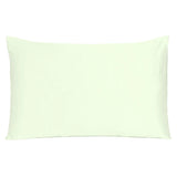 Ivory Dreamy Set Of 2 Silky Satin Standard Pillowcases - Homeroots
