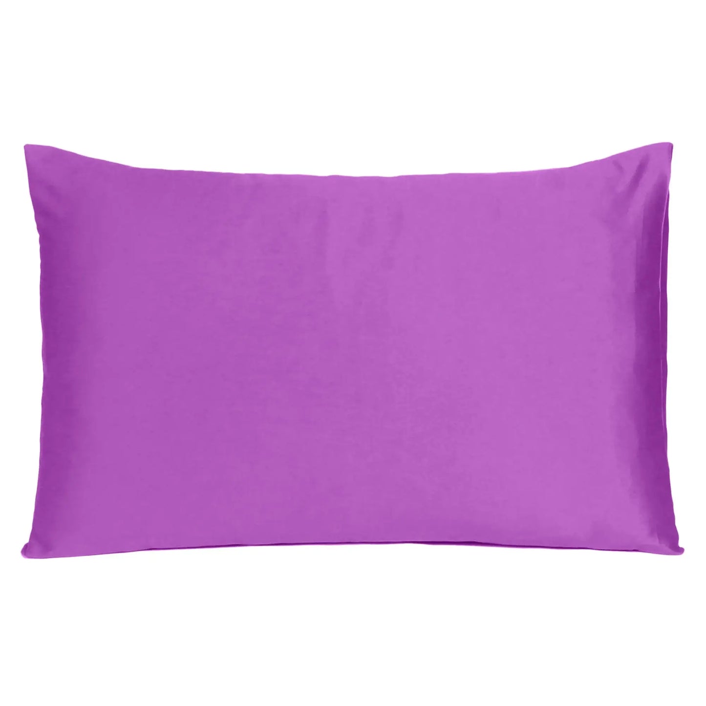 Purple Merlot Dreamy Set Of 2 Silky Satin Standard Pillowcases - Homeroots - Flyclothing LLC