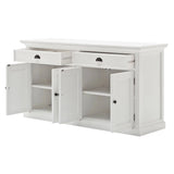 Modern Farmhouse White Buffet Server - Homeroots