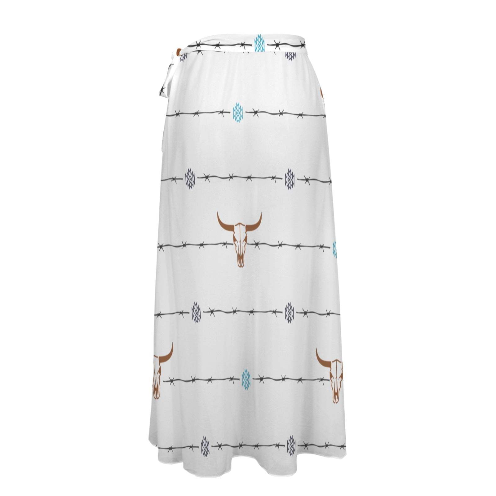 Baha Ranch Barbwire Swim Beach Skirt Coverup - Baha Ranch Western Wear - Flyclothing LLC